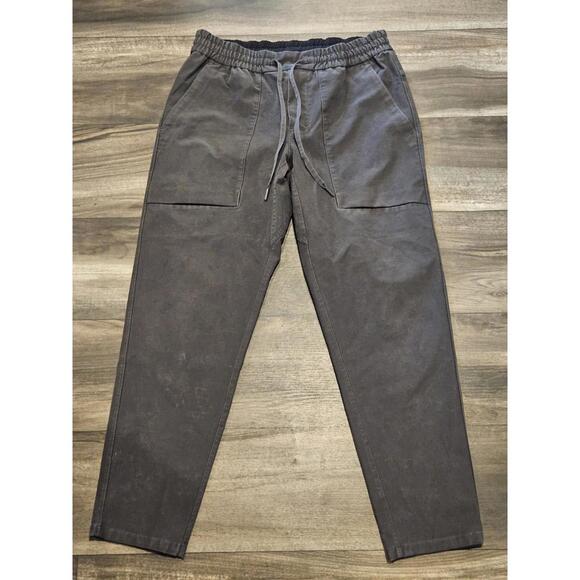 Lululemon Bowline Pants UtilitechABC Graphite Dark Gray Drawstring Men's L
